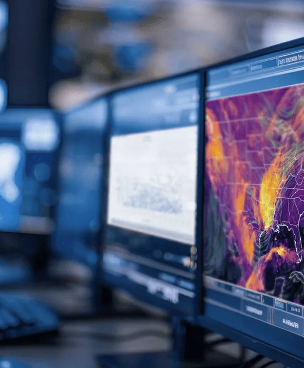 Environmental data analysis and monitoring software dashboards